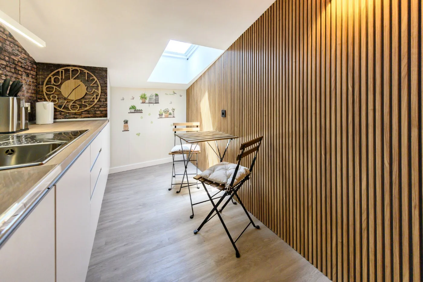 Cocina abierta al comedor